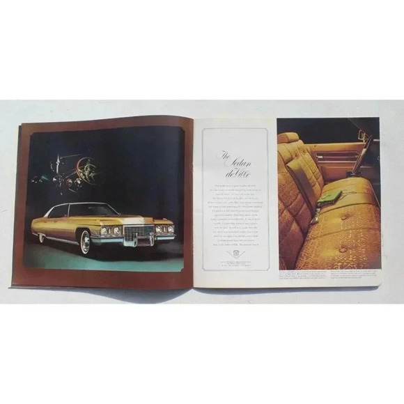 VINTAGE Original 1972 Cadillac Out of a Tradition of Excellence Brochure - Picture 4 of 5